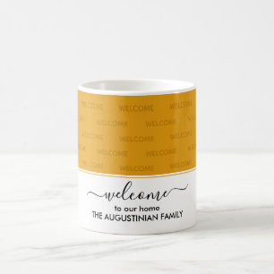 Elegant Geel WELKOM VOOR ONZE Gast Koffiemok