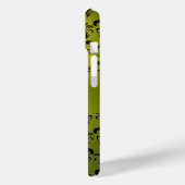 ELEGANT GEEL ZWARTE DAMASKMONOGRAM Case-Mate iPhone CASE (Achterkant / Links)