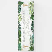 Elegant Gefeliciteerd Afstuderen Medische verpleeg Spandoek (Verticaal)