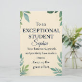 Elegant Gefeliciteerd Kaart voor een bijzondere St (Staand voorkant)