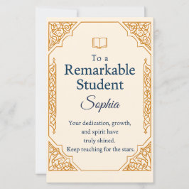 Elegant Gefeliciteerd Kaart voor een bijzondere St