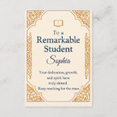 Elegant Gefeliciteerd Kaart voor een bijzondere St (Voorkant)