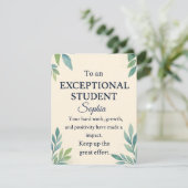 Elegant Gefeliciteerd Kaart voor een bijzondere St (Staand voorkant)