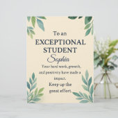 Elegant Gefeliciteerd Kaart voor een bijzondere St Briefhoofd (Staand voorkant)