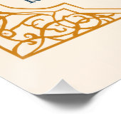 Elegant Gefeliciteerd Kaart voor een opmerkelijke  Perfect Poster (Hoek)