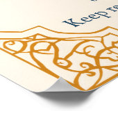 Elegant Gefeliciteerd Kaart voor een opmerkelijke Poster (Hoek)