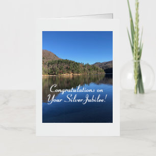 Elegant, Gefeliciteerd Silver Jubilee, Kaart