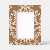 Elegant gegraveerd Damask Floral Pattern Lijst (Voorkant)