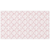 Elegant gegraveerd Roze en Witte Floral Toile Tafelkleed (Voorkant (Horizontaal))