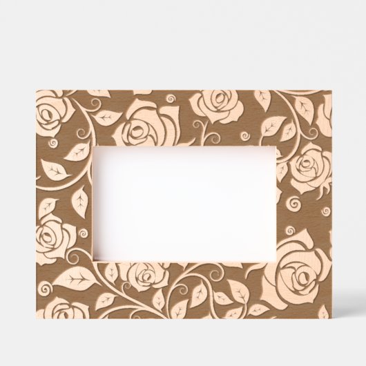 Elegant gegraveerd  Rozen Lijst (Voorkant)