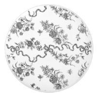 Elegant  gegraveerde zwarte Rozen en linten