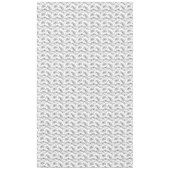 Elegant gegraveerde zwarte Rozen en linten Tafelkleed (Voorkant)