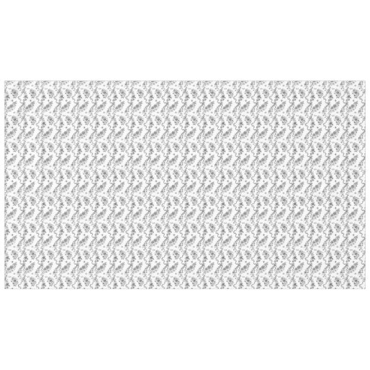 Elegant gegraveerde zwarte Rozen en linten Tafelkleed (Voorkant (Horizontaal))