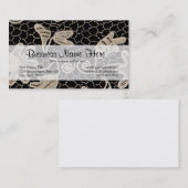 Elegant gehaakte kant-en-handgemaakte Visitekaartj Visitekaartje (Voorkant / Achterkant)