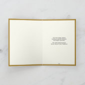 Elegant geïnspireerd golfkerst feestdagen kaart (Binnen)