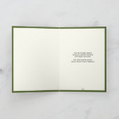 Elegant geïnspireerd golfkerst feestdagen kaart (Binnen)