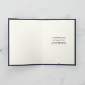 Elegant  geïnspireerd golfkerst feestdagen kaart (Binnen)