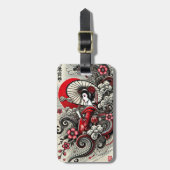 Elegant Geisha Bagagelabel (Voorkant verticaal)