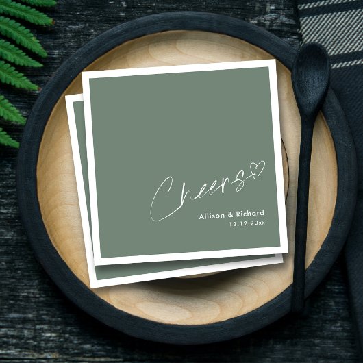 Elegant gejuich! Moderne salie bruiloft servetten