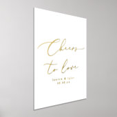 Elegant gejuich om van goud te houden Gepersonalis Folie Afdrukken (Laagn)