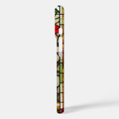Elegant gekleurd glas rode bloem Case-Mate iPhone case (Achterkant / Links)