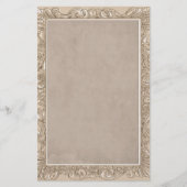 Elegant gekleurde persoonlijke schrijfbenodigdhede briefpapier (Voorkant)