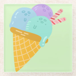 Elegant Gelato Glass Onderzetter