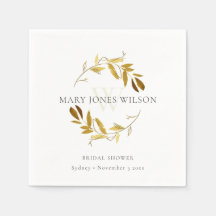 ELEGANT GELLOW GOLD FOLIAGE WREATH VRIJGEZELLENFEE