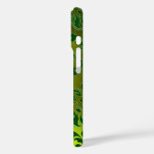 ELEGANT GELLOW GREEN DAMASK GEMSTONE MONOGRAM Case-Mate iPhone CASE (Achterkant / Links)