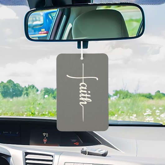 Elegant geloof kruis auto luchtverfrisser