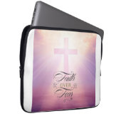 Elegant geloof over Fear Electronics Bag Laptop Sleeve (Voorkant Rechts)