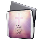 Elegant geloof over Fear Electronics Bag Laptop Sleeve (Voorkant Links)