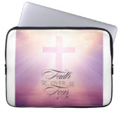 Elegant geloof over Fear Electronics Bag Laptop Sleeve (Voorkant)