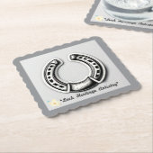 "Elegant geluk" Kartonnen Onderzetters (Gebogen)