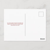 Elegant Gelukkig Chinees Nieuwjaar Briefkaart (Achterkant)