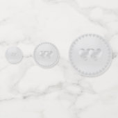 Elegant Gelukkig Jubileum Confetti (Achterkanten)