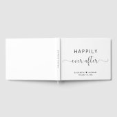 Elegant gelukkig ooit na bruiloft gastenboek (Volledig)