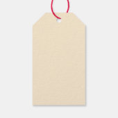 Elegant Gelukkig Thanksgiving Dinner Party Custom Cadeaulabel (Achterkant)