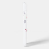 Elegant Gem Butterfly iPhone 15 Hoesje Blauw (Achterkant / Links)