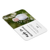 Elegant gemaakt in Quarantine Vertical Newborn Bab Magneet (Rechterzijde)