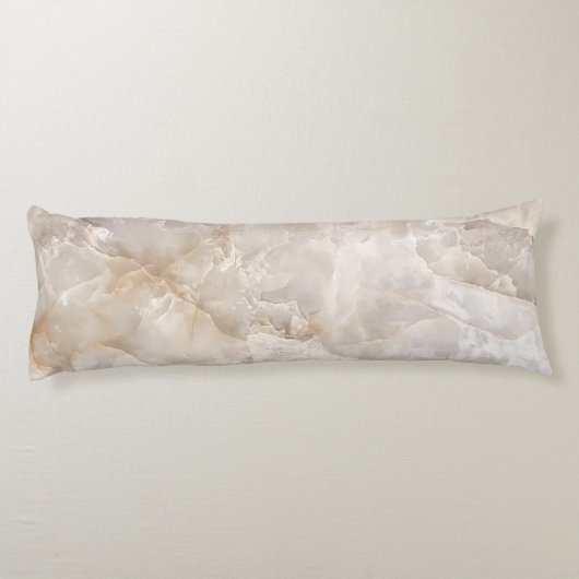 Elegant gemarmerd lichaamskussen (Achterkant)