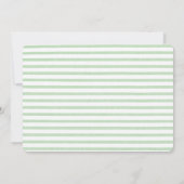 Elegant Gender Onbekende Poem Baby shower Party Kaart (Achterkant)