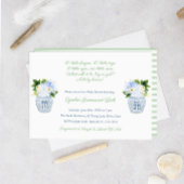 Elegant Gender Onbekende Poem Baby shower Party Kaart