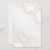 Elegant genderneutraal cloud Baby shower Kaart (Achterkant)