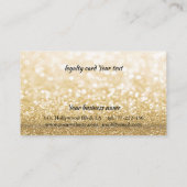 Elegant Gentle goule slak poetse glitterij Klantenkaartje (Achterkant)