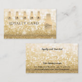 Elegant Gentle goule slak poetse glitterij Klantenkaartje (Voorkant / Achterkant)