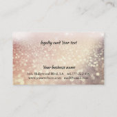 Elegant Gentle roos Gold nagellak Klantenkaartje (Achterkant)