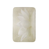 Elegant Gentle White Lotus/Lily flower Badmat (Voorkant Verticaal)
