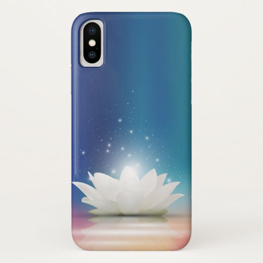 Elegant Gentle White Lotus/Lily flower Case-Mate iPhone Case (Achterkant)
