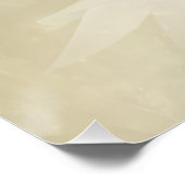 Elegant Gentle White Lotus/Lily flower Poster (Hoek)